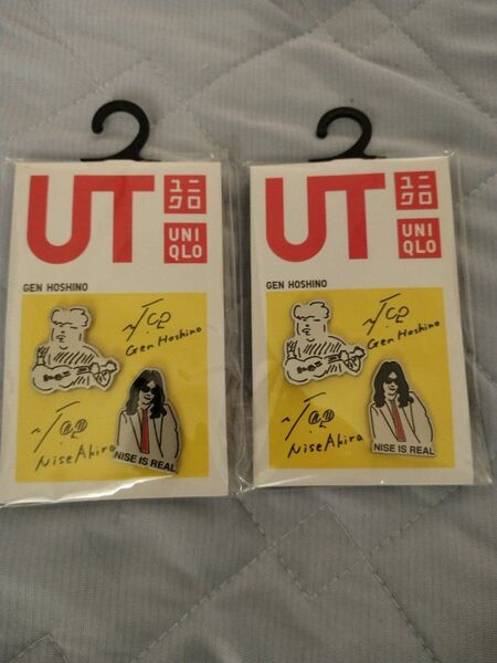 星野源 ユニクロ コラボ pins ピンズ