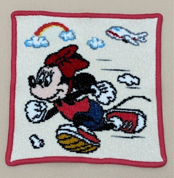 【美品】フェイラー ミニーマウス タオルハンカチ JAL 機内販売 完売品