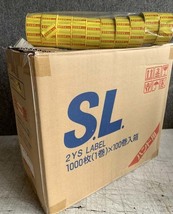 (送料無料！沖縄離島は除く) ■ＳＬ電撃価格ラベル10巻入り×7袋 ２ＹＳＬＡＢＥＲＵ(黄色)■Ａ-1347_画像1