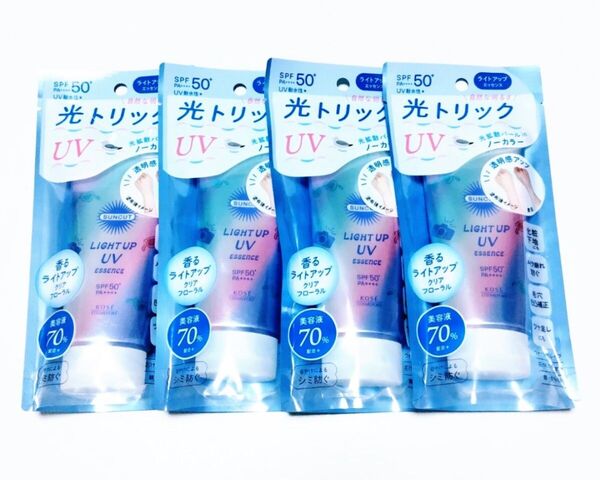 KOSE サンカット トーンアップUV エッセンス 日焼け止め ノーカラー 80g 4本セット 未開封
