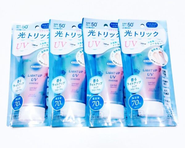 KOSE サンカット トーンアップUV エッセンス 日焼け止め ノーカラー 80g 4本セット 未開封