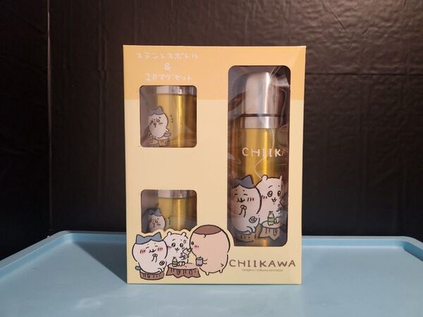 ちいかわ ステンレスボトル イエロー 2Pマグセット ハチワレ CHIIKAWA 水筒 マグカップ