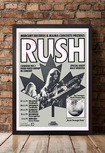 ポスター★RUSH ラッシュ 1979年 ドイツツアー コンサートポスター★Hemispheres/神々の戦い/2112
