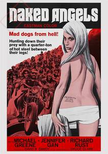 ポスター★『Naked Angels』(1969)★チョッパー/ハーレー/ヘルズエンジェルス/Hells Angels