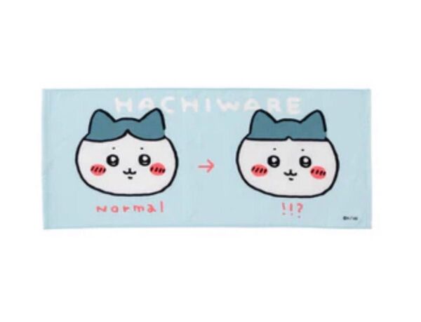 ちいかわ フェイスタオル ハチワレ 生え変わり パツワレ