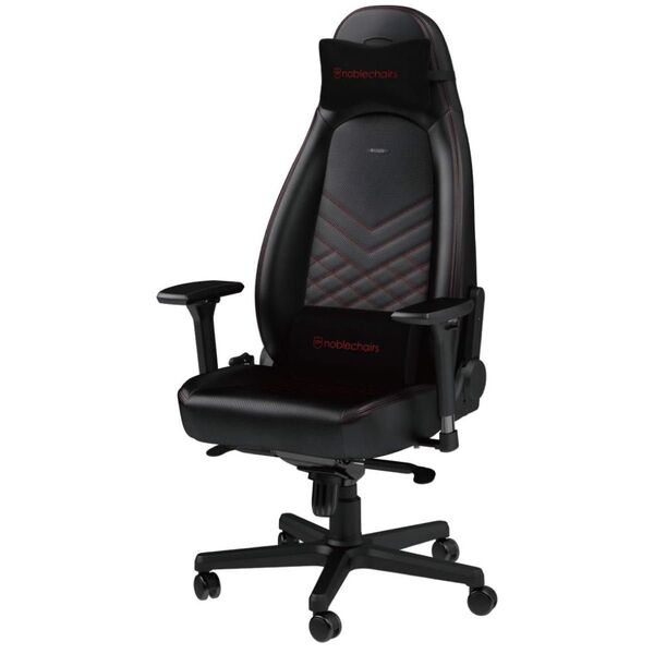 noblechairs ICON アイコン ゲーミングチェア オフィスチェア PUレザー レッド