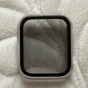 AppleWatchカバー ケース 液晶保護付き 41mm スターライト シルバー プライバシーフィルム