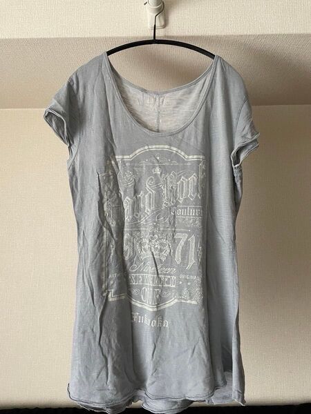値下げ★Hard Rock Cafe(ハードロックカフェ) FUKUOKA レディース Tシャツ グレー レア品