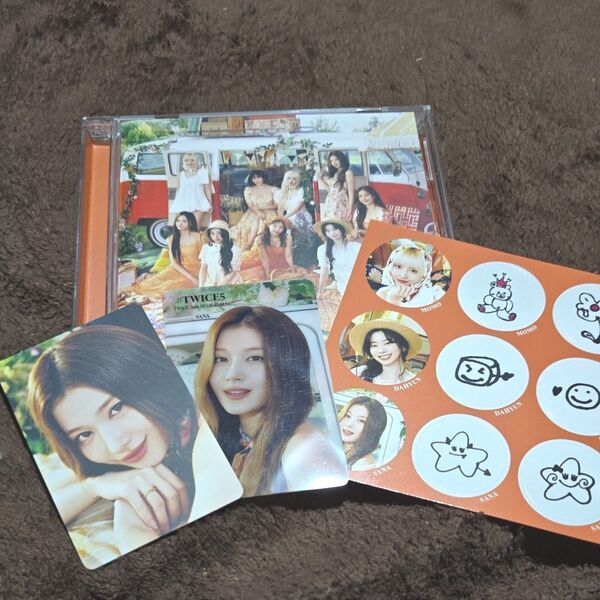 #TWICE5 アルバム 通常版トレカ サナセット タワレコ特典