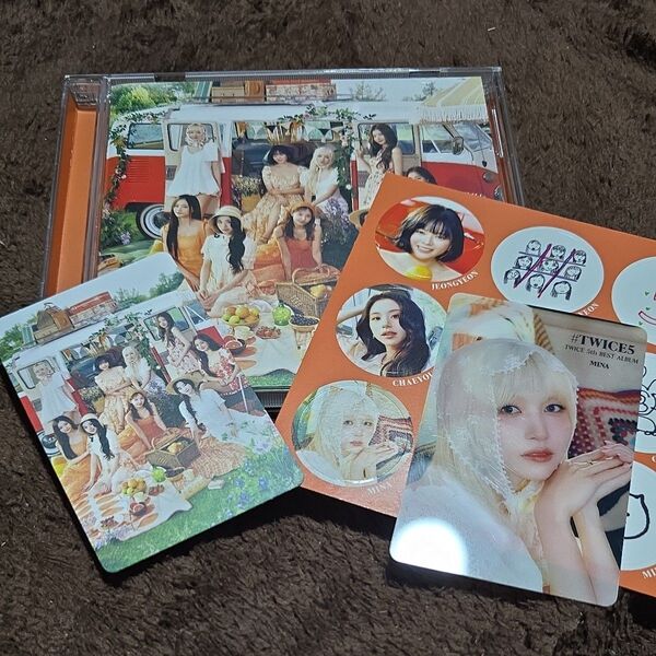 #TWICE5 アルバム 通常版トレカ ミナセット タワレコ特典