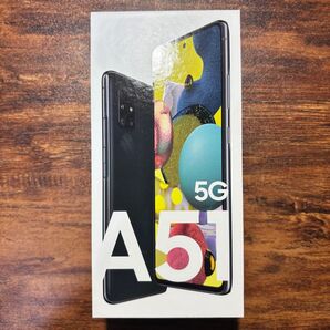 新品未使用 Galaxy A51 SCG07 128GB 黒 ブラック SIMフリー