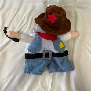ペットウェア カウボーイ Sサイズ 帽子付き コスプレ