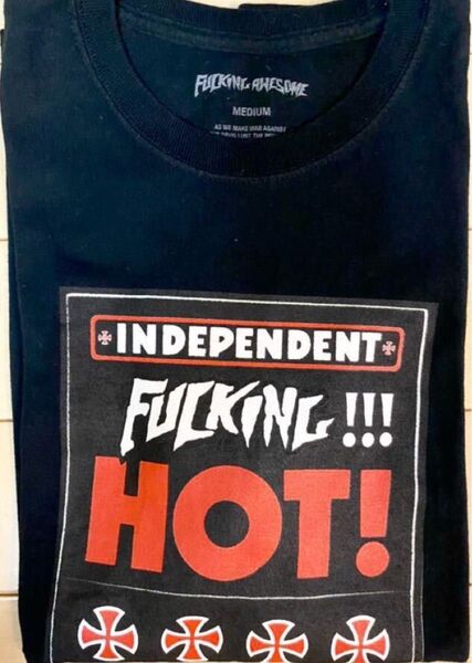 Fucking Awesome × Independent Tシャツ M コラボ 黒 ファッキンオーサム インディペンデント