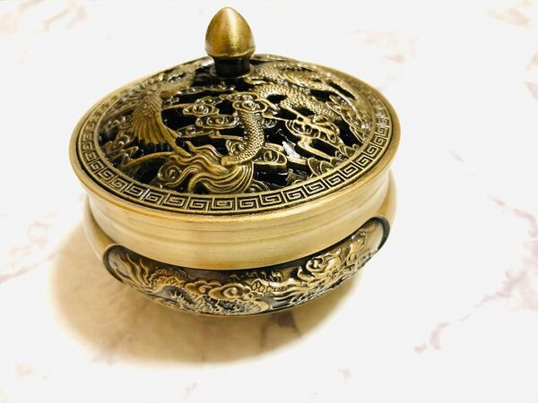 香炉 アンティーク 工芸品 置物 香道具 菓子器 唐物 中国美術 旧家蔵出