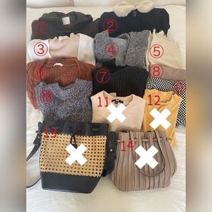 まとめ売り レディース 服 トップス コート ニット フード付きアウター バッグ