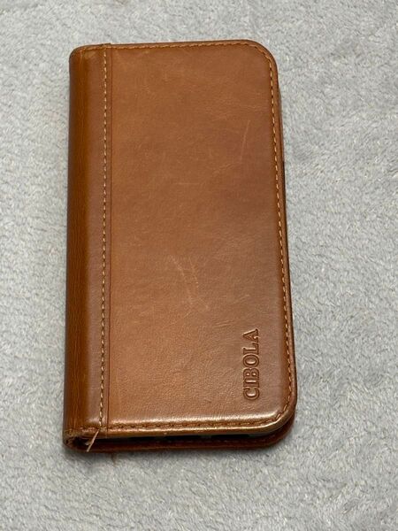 CIBOLA 手帳型レザーケース ブラウン iPhone13