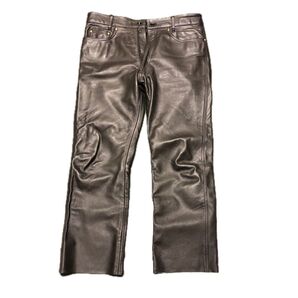 レザーパンツ 革パンツ 黒 ブラック南海部品