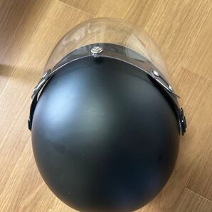 マットブラック ジェットヘルメット dammtrax