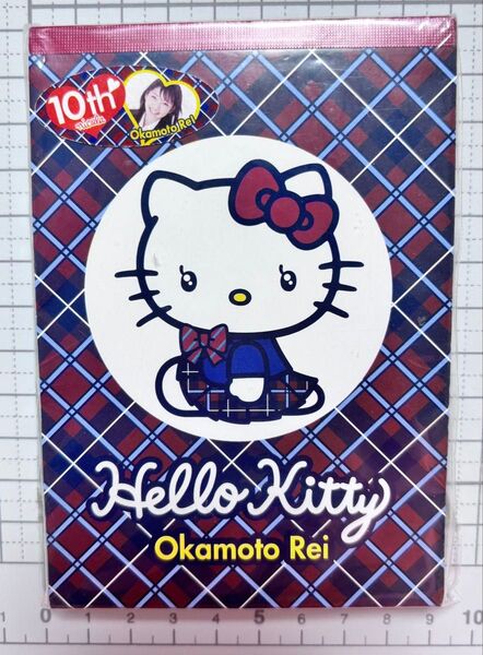 ハローキティ 岡本玲 コラボ メモ帳 平成レトロ サンリオ チェック 制服