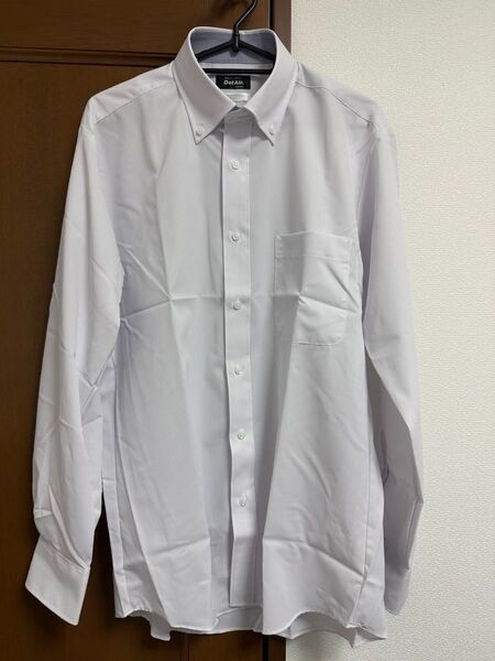 パープルストライプ D o t A i r AOR2002 Yシャツ長袖 カッターシャツ M 82 84 洋服の青山 AOYAMA