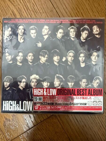 HiGH&LOW ORIGINAL BEST ALBUM CD DVD EXILE TRIBE J Soul Brothers