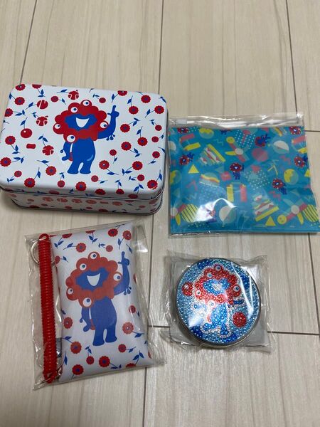 ミニポーチ ポーチ 小銭入れ EXPO2025 万博 ミャクミャク 缶 ポーチ マルチケース パスケース 菓子