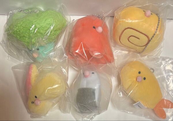 6種 おべんとうのぬいぐるみ BABY にっこりーノ ◇ お弁当 ベビー