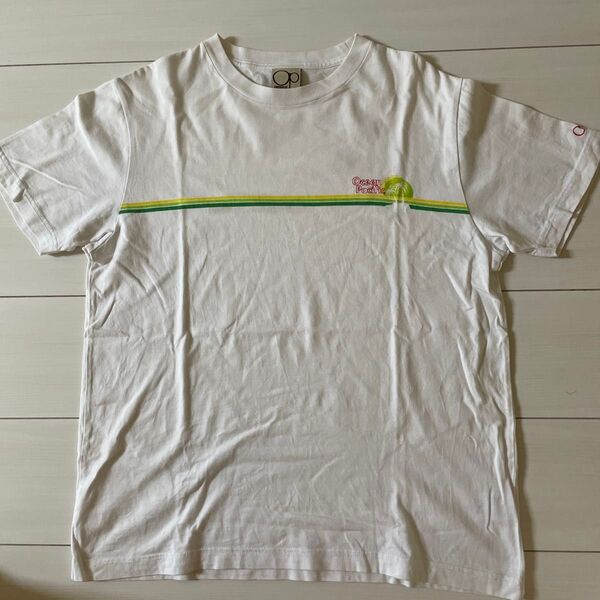 Ocean Pacific Tシャツ ホワイト OP プリントロゴ