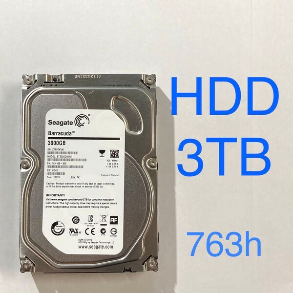 ★ 3TB SEAGATE Barracuda 3.5インチ SATA 内蔵型HDD ST3000DM001 内蔵型ハードディスク