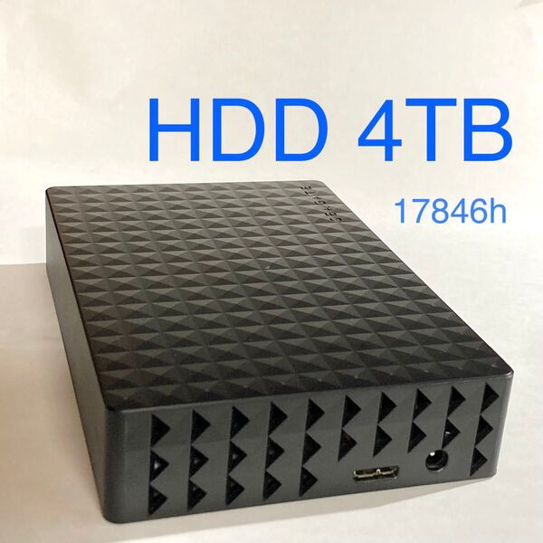 ★ 4TB SEAGATE Expansion Desktop Drive SRD0NF2 ポータブルHDD ★