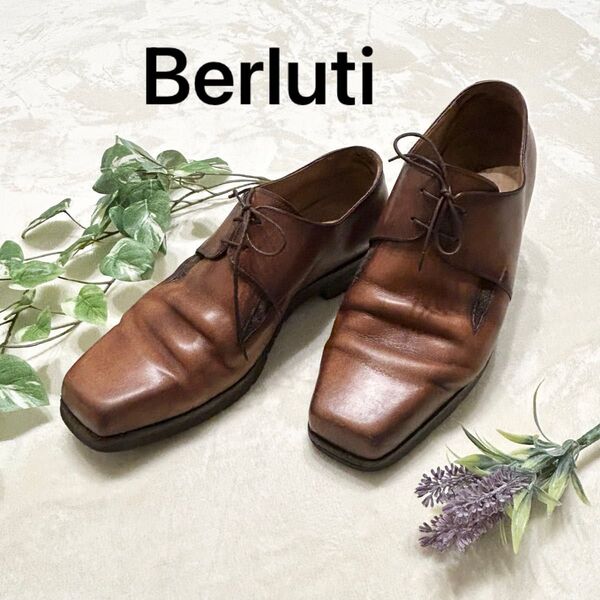良品 Berluti ベルルッティ 革靴 ブラウン 28cm メンズ ブーツ
