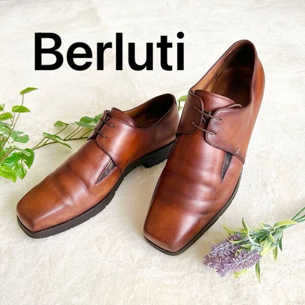 良品 Berluti ベルルッティ 革靴 ブラウン 28cm メンズ ブーツ