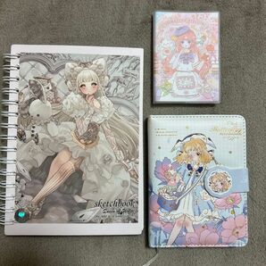 スケッチブック、メモ帳、手帳、ノート3冊セット