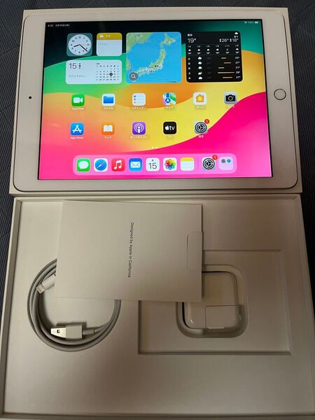 「美品」Apple iPad (第6世代) 32GBシルバーWi-Fiモデル バッテリー84%