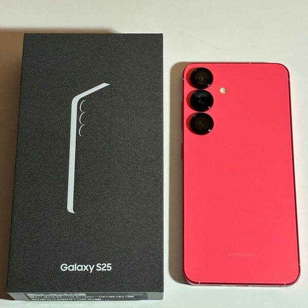 Samsung サムスン Galaxy S25 256GB コーラルレッド 国内 SIMフリー 美品