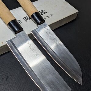 関鍔蔵作和包丁 菜切 和包丁 三徳 日本製 2本セット 調理器具