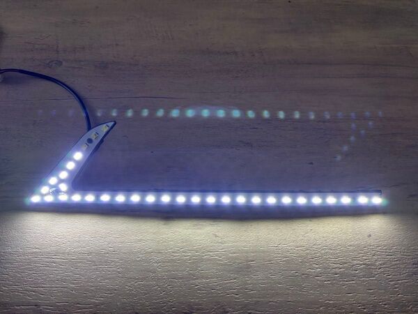 日産 NISSAN エクストレイル t32 後期 デイライト フォグランプ フォグライト ウインカー ジャンク品 12V LED