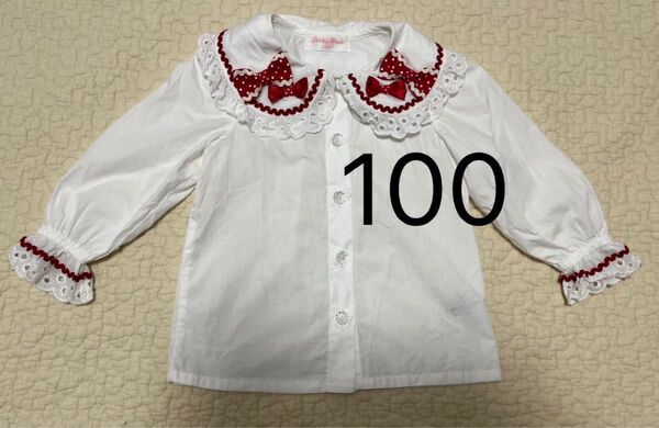 シャーリーテンプル ブラウス 100