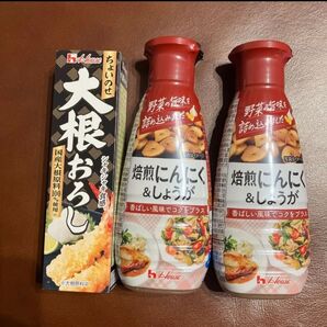 ハウス 焙煎にんにく&しょうが 大根おろし 3個セット