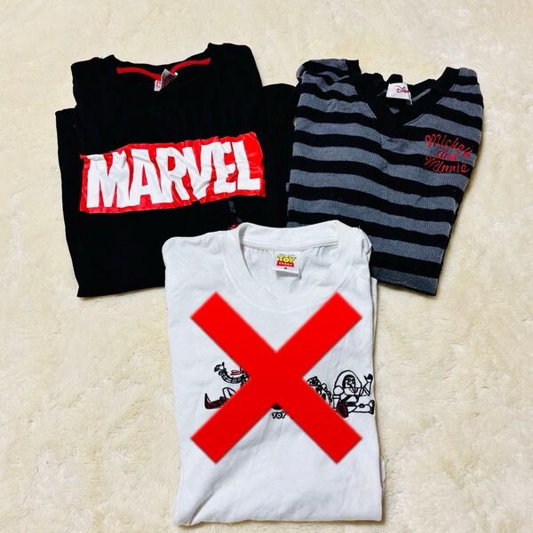 【今月限定まとめ売り】ディズニー・marvel半袖Tシャツ長袖ニット レディース