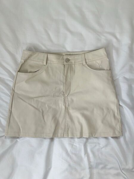 low mini skirt レザースカートepine エピヌ フレンチガーリー
