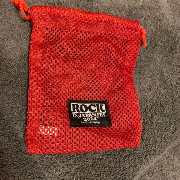 ROCK IN JAPAN FES.2024 巾着袋 レッド
