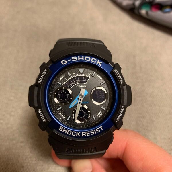 CASIO G-SHOCK 腕時計 ブラック×ブルー