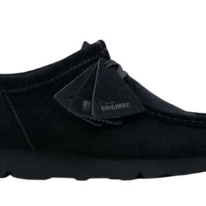 新品 30cm UK12 Clarks Wallabee GORE-TEX Black Suede クラークス ワラビー
