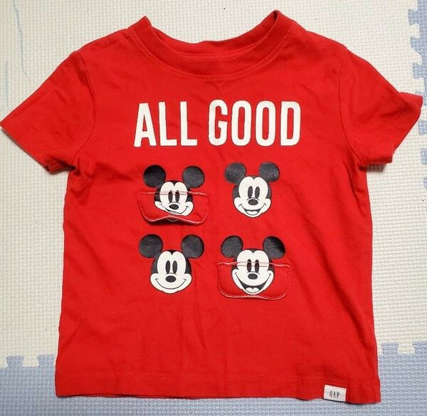 Tシャツ 半袖 GAP ミッキー 90cm