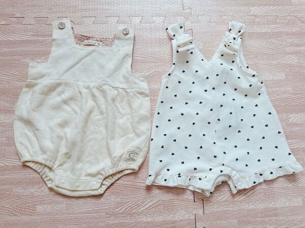 新品未使用 バースデイ cottoli conoco ロンパース 70サイズ2点