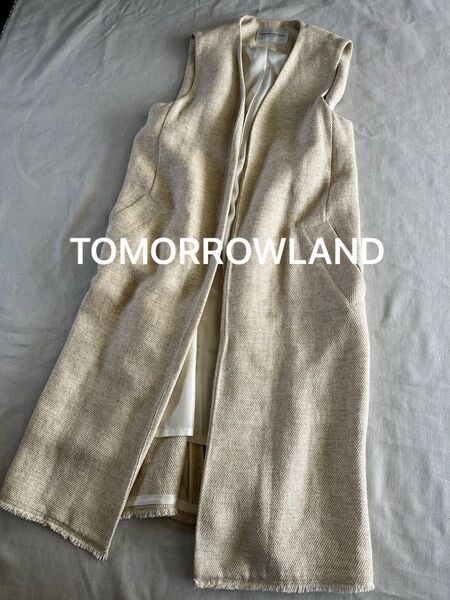 TOMORROWLAND シルクリネンロングジレ