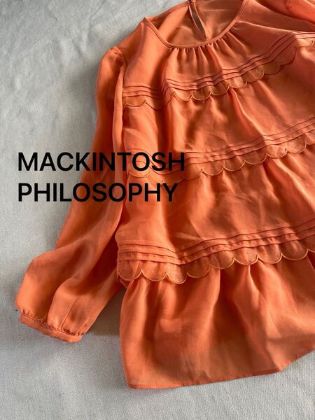 MACKINTOSH PHILOSOPHY フリルブラウス
