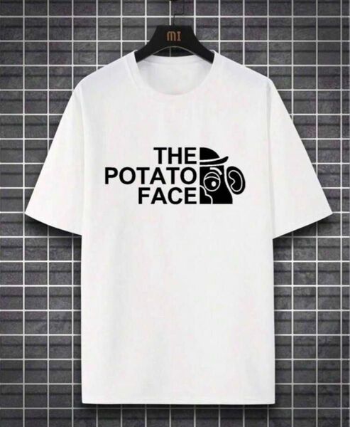 THE POTATO Face ポテトヘッド トイストーリー Tシャツ NORTH 半袖Tシャツ ロゴ ホワイト M L XL