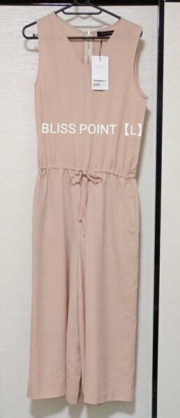 BLISS POINT ブリスポイント ノースリーブ オールインワン L タグ付き